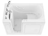 ANZZI Value Series 30 in. x 53 in. Quick Fill Walk-In Whirlpool and Air Tub in White