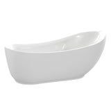 5.92 ft. Freestanding Bathtub in White