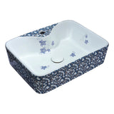 Cotta Series Ceramic Vessel Sink in Blue