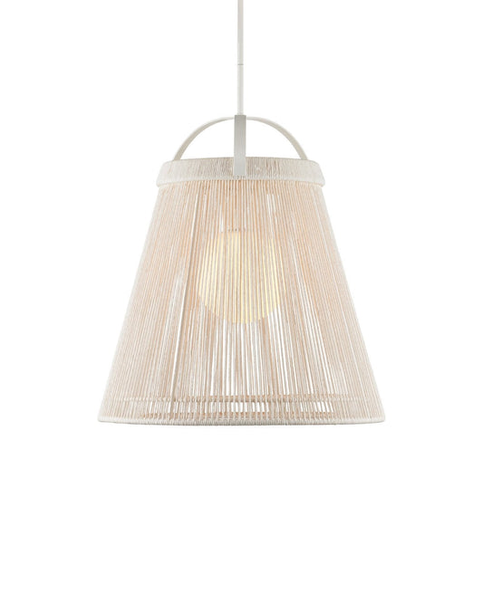 Parnell Medium White Pendant
