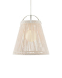 Parnell Medium White Pendant