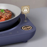 Ciarra Donut Portable Induction Cooktop, 1500W Electric Countertop Burner | Midnight Dream