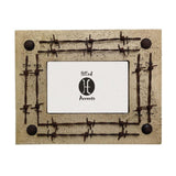 Double Barbwire Picture Frame, 4 MOQ
