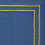 Embroidered Dinner Napkins - Golden Edge