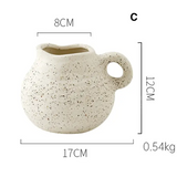 Simple Ceramic Flower Vase for Home Decor