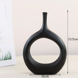 Hollow Out Ceramic Flower Vase Decor