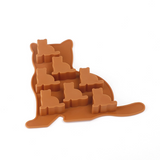 Cat Shape Silicone Ice Cube Tray Mold