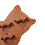 Cat Shape Silicone Ice Cube Tray Mold