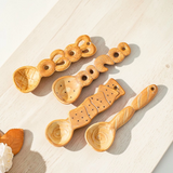 Creative Bread Ceramic Spoon Long Handle