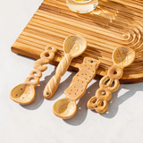 Creative Bread Ceramic Spoon Long Handle