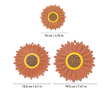 Sunflower Silicone Coasters Set of 3