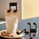Musical Note Food Bag Clips Set of 2