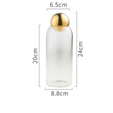 Transparent Glass Sealed Storage Jar