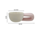 Creative Ceramic Big Handle Coffee Mug