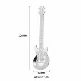 Guitar Shape 304 Stainless Steel Coffee Spoon