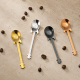 Guitar Shape 304 Stainless Steel Coffee Spoon