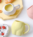 Ceramic Body Art Coffee Mug Novelty Cup