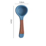Vintage Japanese Ceramic Soup Spoon