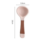 Vintage Japanese Ceramic Soup Spoon