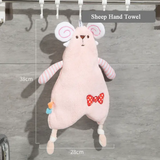 Cute Animal Coral Fleece Hand Towel