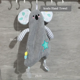 Cute Animal Coral Fleece Hand Towel