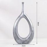 Hollow Out Ceramic Flower Vase Decor