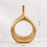 Hollow Out Ceramic Flower Vase Decor