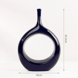 Hollow Out Ceramic Flower Vase Decor