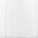 Dunguan White Ribbed Wood Outdoor Planter - Clearance