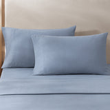 Egyptian Cotton-European Linen Pillowcase Set Dusk