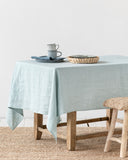 Dusty Blue Linen tablecloth