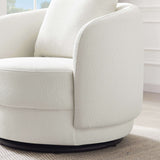 Dylan Beige Boucle Lounge Chair