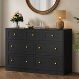 7 Drawer Dresser, 47'' Wide Modern Chest of Drawers