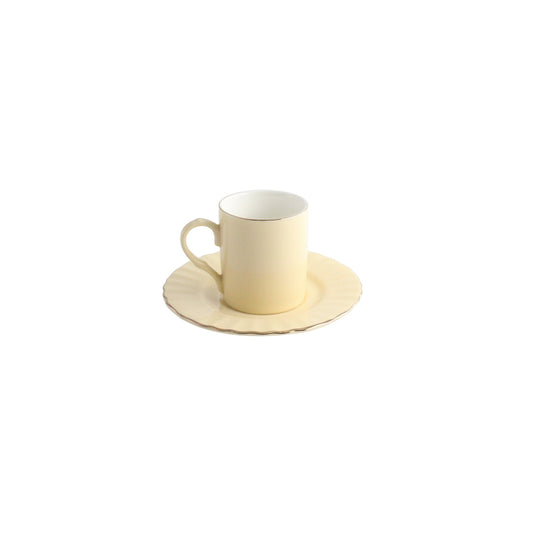 Multicolor Espresso Cup & Saucer Set of 6