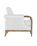 Merle Walnut Armchair, Muslin