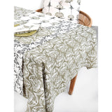 French Home Botanical 59" X 98" Tablecloth - Sage