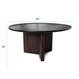 Rounded Bollack Tray Dining Table