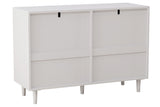 NESTO 43" Modern Rattan Drawer Cabinet