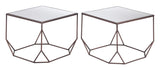 Arzon Coffee Table Set (2-Piece) Bronze