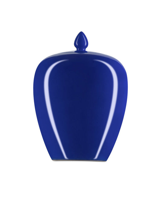 Ocean Blue Ginger Jar