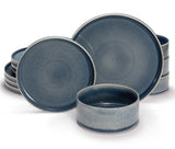 Kook Hearthstone Ceramic Dinnerware Set, 12-Piece