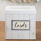 Rustic Wood Card Box