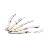 Laguiole 5-Piece Artisan Ivory-Colored Cheese Knife Set