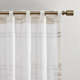 Oversize Ruffle White Window Curtain