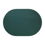 Strata Leather Forest Placemat - Oval 13.3x16.5"- Set of 4