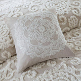Wholesale Tufted Medallions Comforter/Duvet Cover Set, Taupe