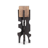 Cade Architectural Pillar Candle Holder- Short