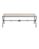 Agora White Travertine Cocktail Table