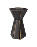 Merola Black Accent Table
