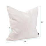Pillow 24 x 24 Pana Natural - Down Alternative Insert